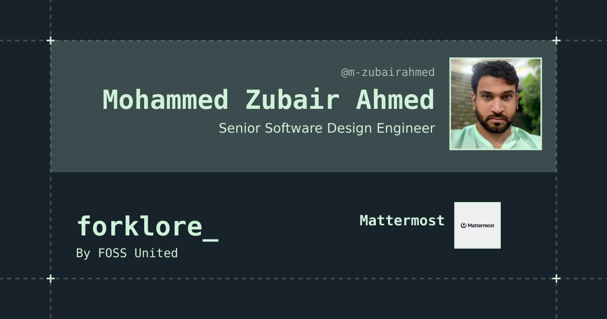 Mohammed Zubair Ahmed | Forklore